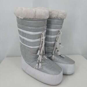 ADIDAS Y2K 90 Winter BOOTS ski Snow CARLO GRUBER fur‎ Platform Shoes W size 6.5